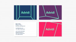 Advidi identity business cards